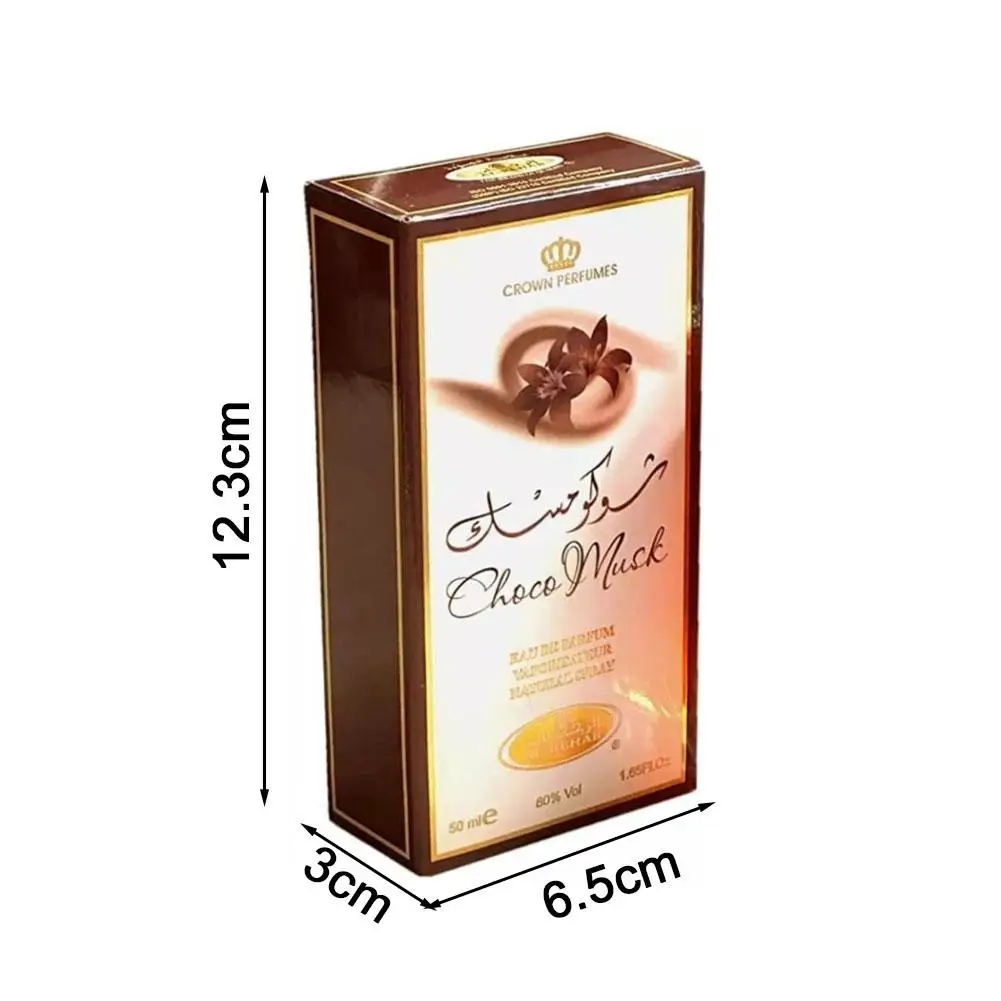 50ml Hot Sales Al-Rehab Choco Musk Eau de Parfum Spray for Women Arabian Dubai Perfume Cologne Fragrance Luxury Crown Perfumes A