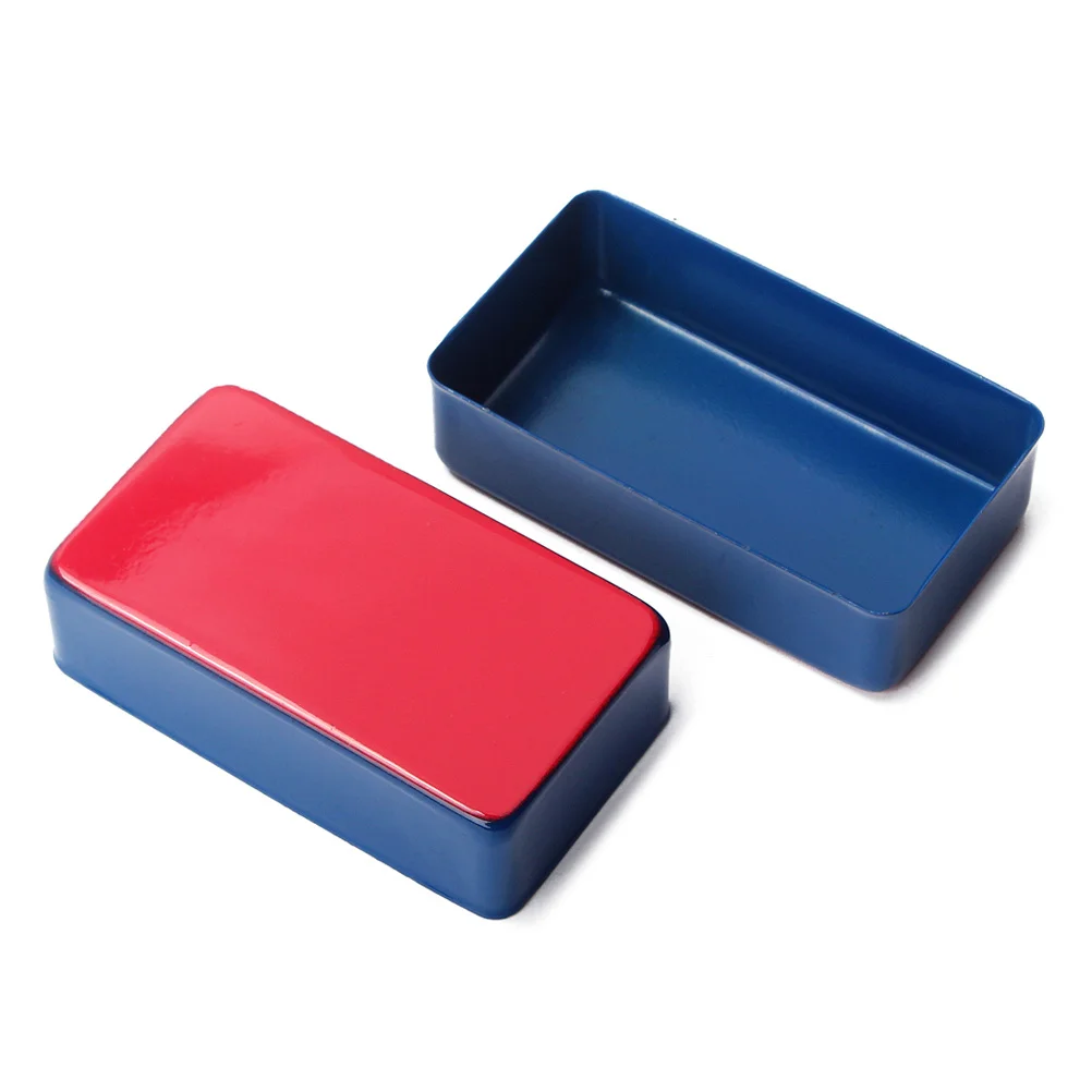 

2 pcs Electric Guitar Pickup Cover Red Blue Fully Enclosed Metal Humbucker Single Coil Brass Protective Dustproof For