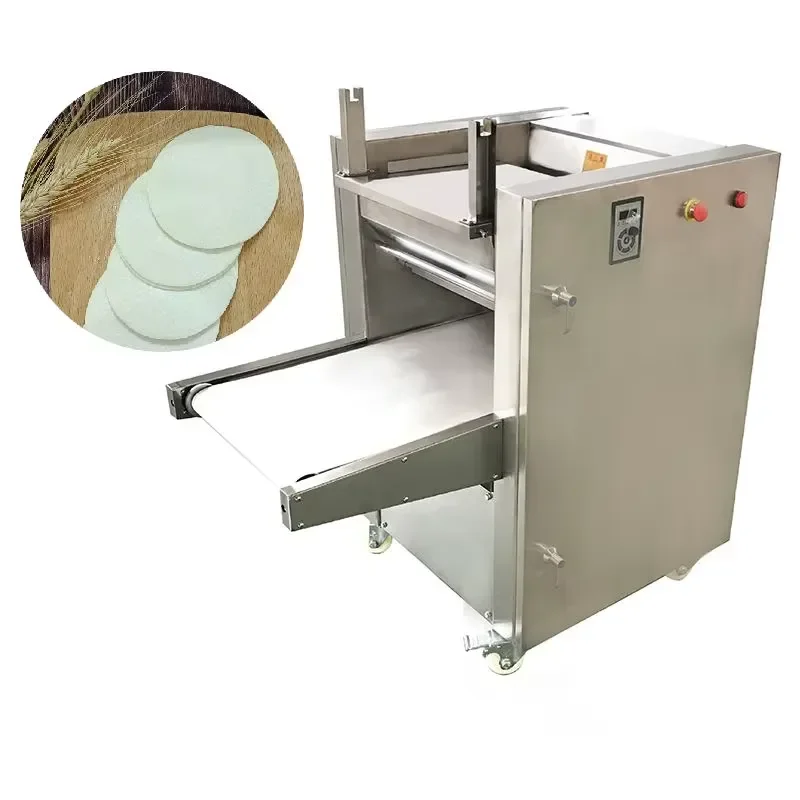 for Household Automatic Stainless Steel Large Empanada Making Machine Dumpling Skin Wrapper Pastry Dough Press