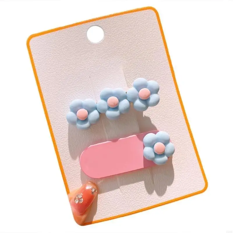 

E06F Child Hair Clip Girls Candy Color Hairpin Side-Bang Hair Clip Hair Decors