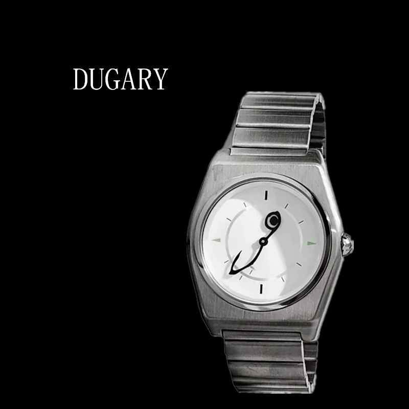 DUGARY fashion style quartz watch sapphire 40mm simple Waterproof Luminous for men Wristwatch square Relogio Masculino clock