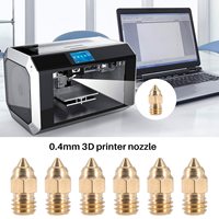 Durable-CR-6 SE 0.4MM Nozzle Hotend Nozzles For CREALITY CR-10 V2 CR-6 SE Ender-3 Ender-5 Series 3D Printer Parts,CR-6 SE 0.4MM