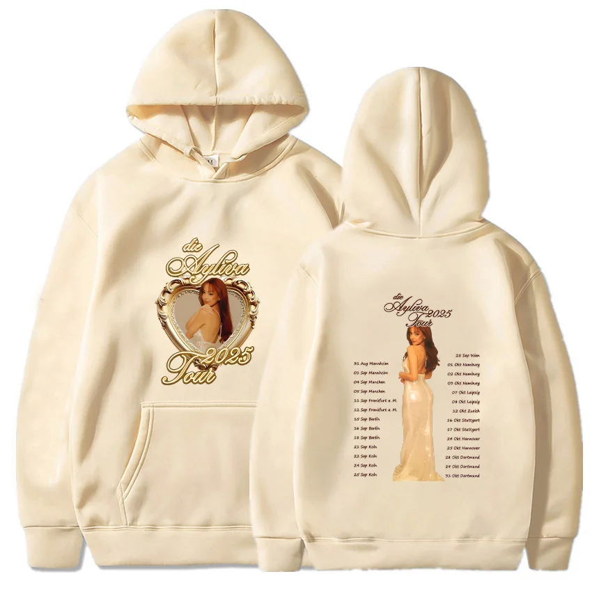 Ayliva nueva sudadera con capucha 2025 música cómoda sudadera dulce Otoño/Invierno ropa Наша Тttстовка con jerseys de lana con capucha