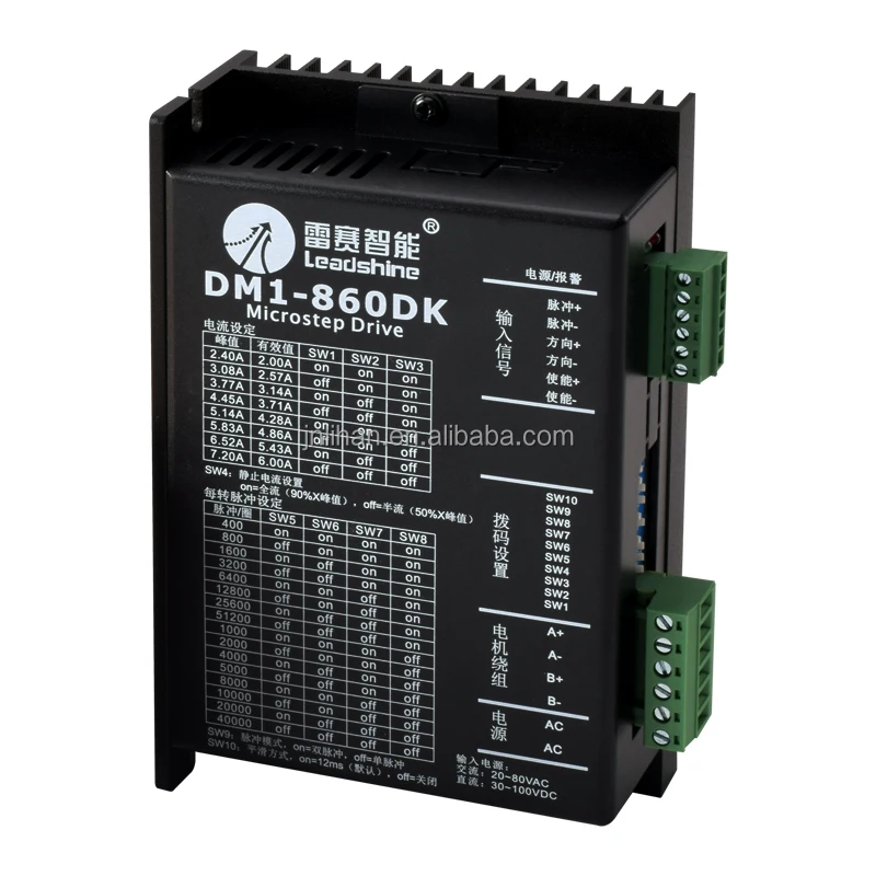 

Genuine Original Leadshine Cnc Step Motor Driver DM1-860DK Stepper Motor with Integrated Driver for Cnc Router