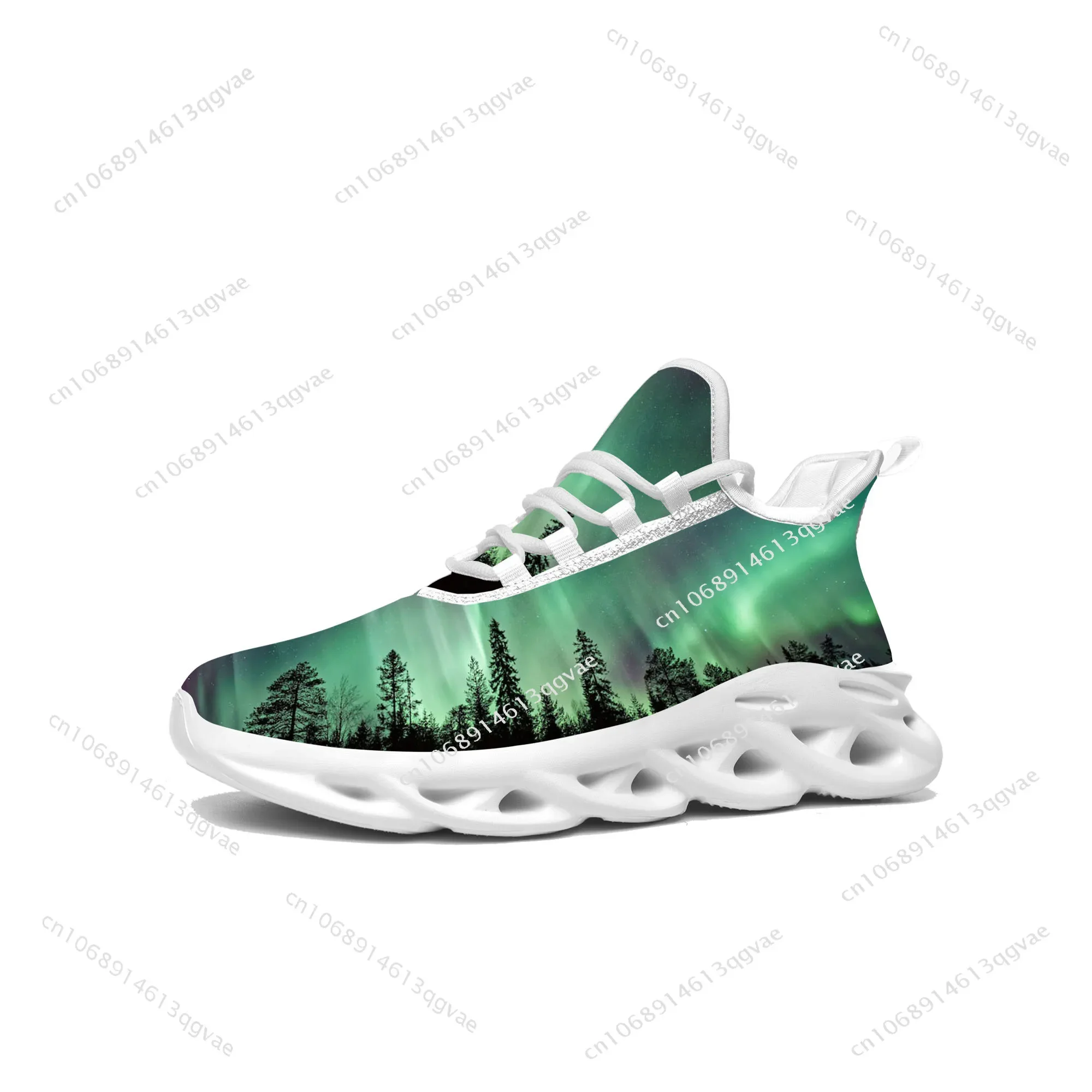 Northern Lights Flats Sneakers Mens Womens Sports Running Shoes High Quality Sneaker Customization Shoe Lace Up Mesh Footwear