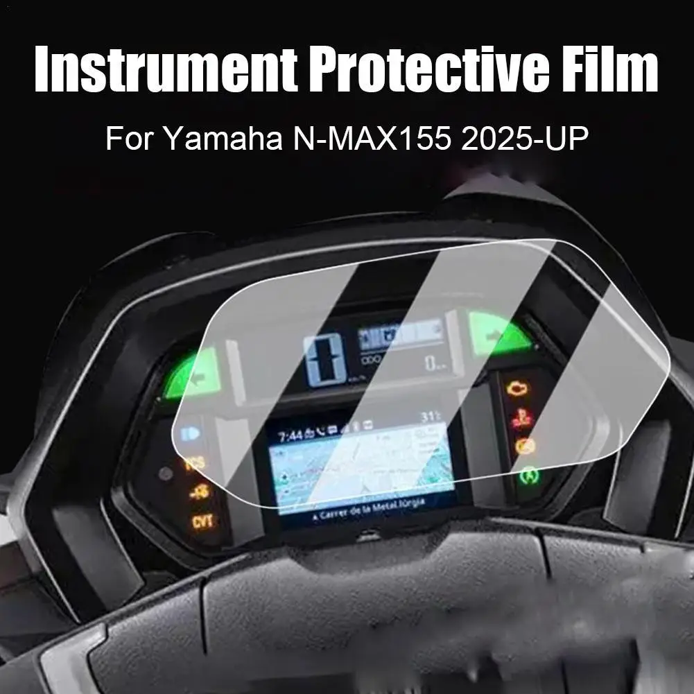 

1set Motorcycle Display Screen Protective Film For 25 Yamaha NMAX155 Instrument Film Self Repairing Waterproof Modified Film