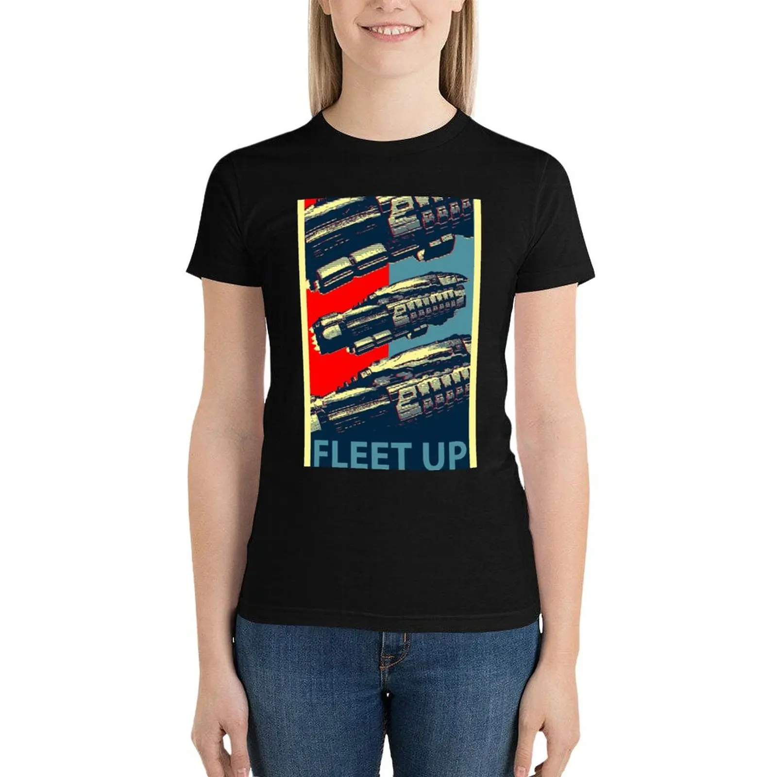 

EvE Online - Fleet Up! T-Shirt vintage clothes Blouse T-shirt Women