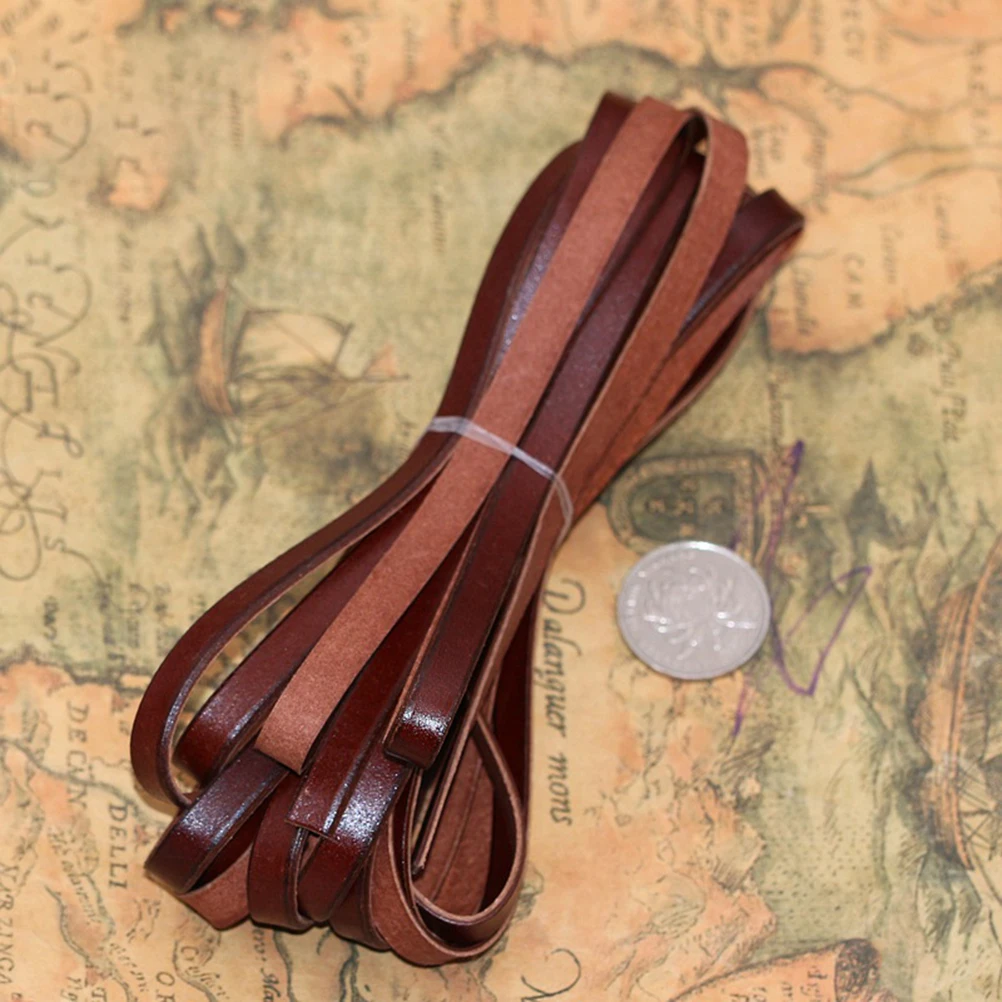 

1Pcs Real Cord 5m Light Brown Durable DIY Bracelet Necklace Strap Making Accessories Creative Handmade Jewelry Rope