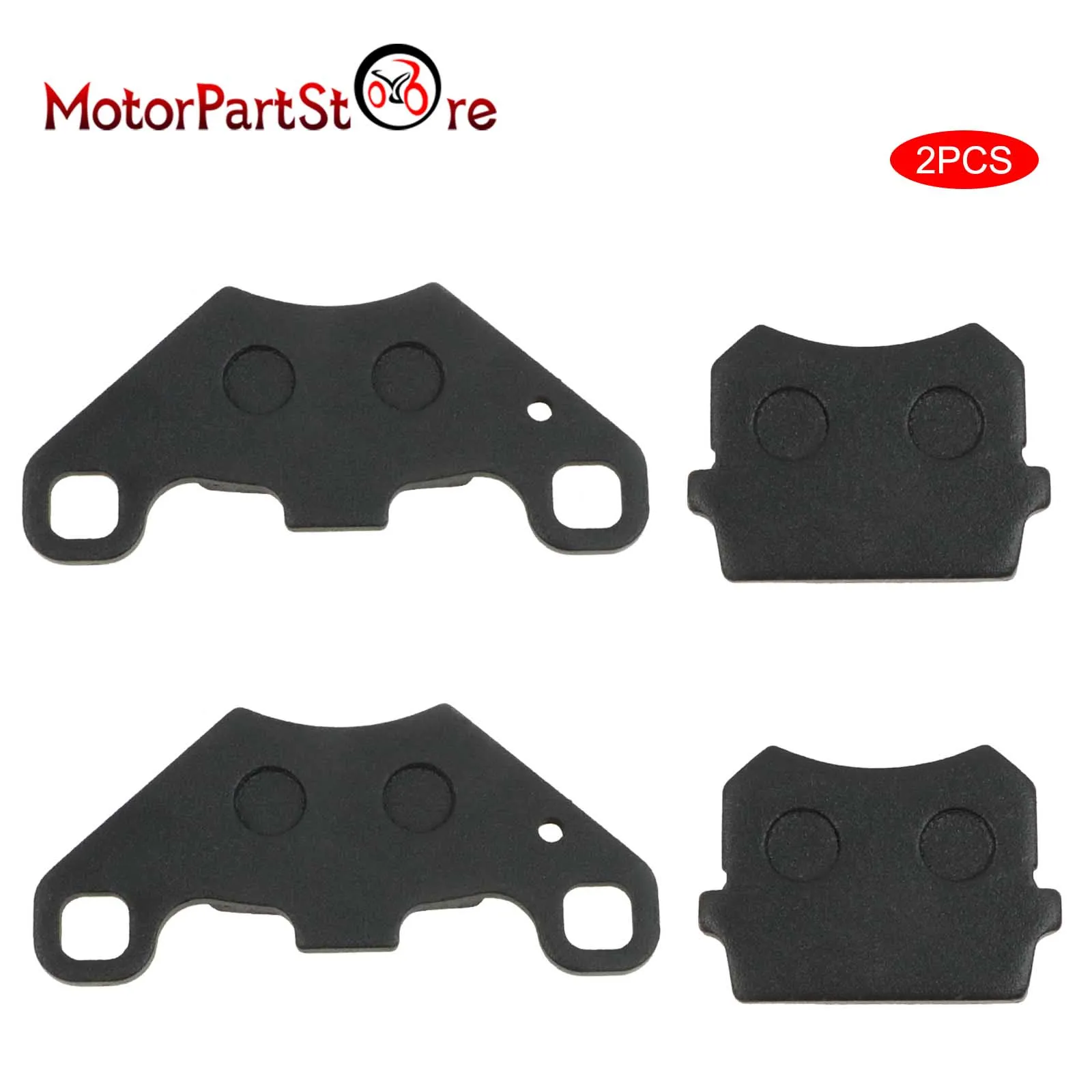 2 Sets Rear Disc Brake Pads Shoes for Chinese ATV Quad Go Kart 50cc 70cc 90cc 110cc 125cc 150cc 200cc 250cc Coolster Taotao