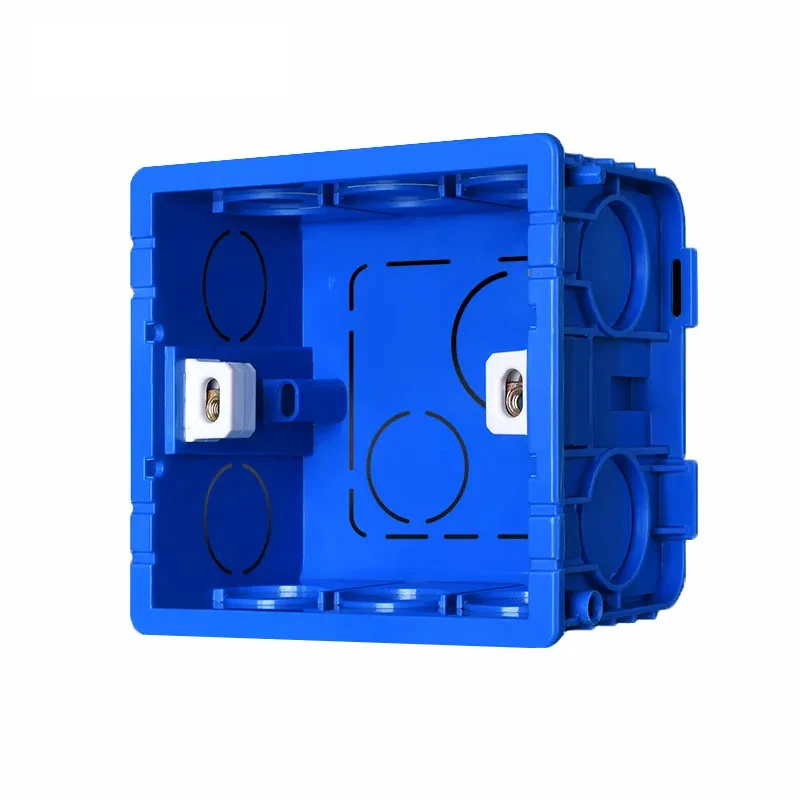 86 * 86 bottom box wall switch socket installation box wall panel box general white wall back junction box