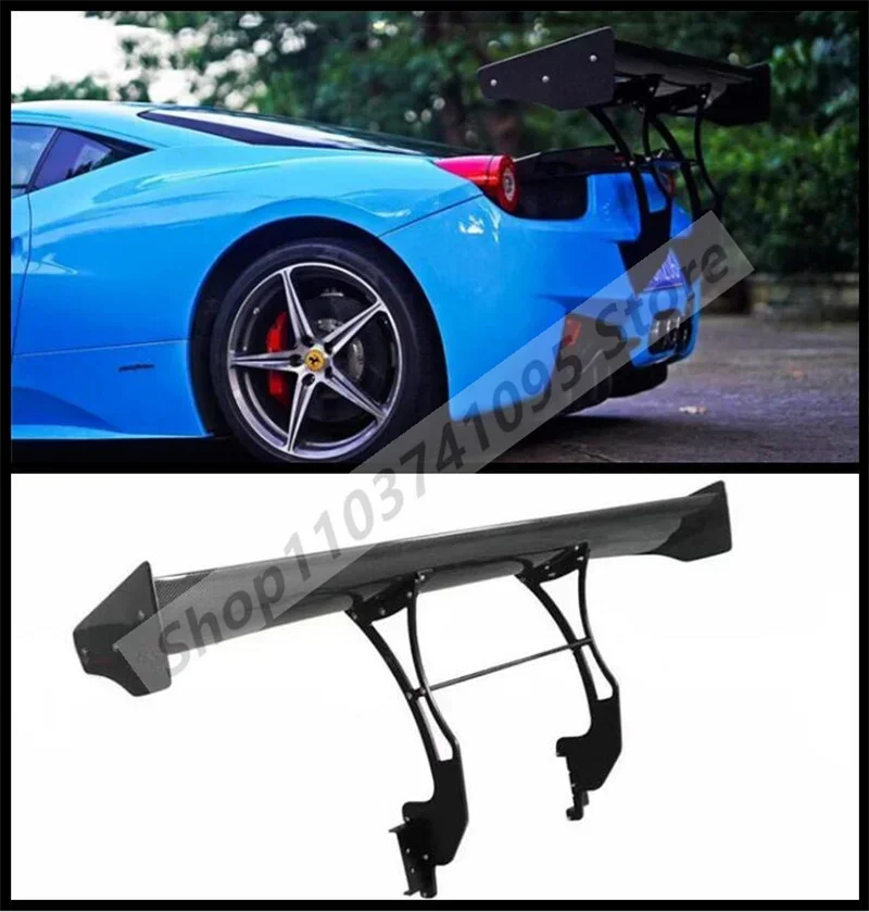 Carbon Fiber Rear Wing Lip Diffuser Tail Trunk Spoiler For Ferrari 458 2011-2014 488 2015-2021 SVR GT STYLE