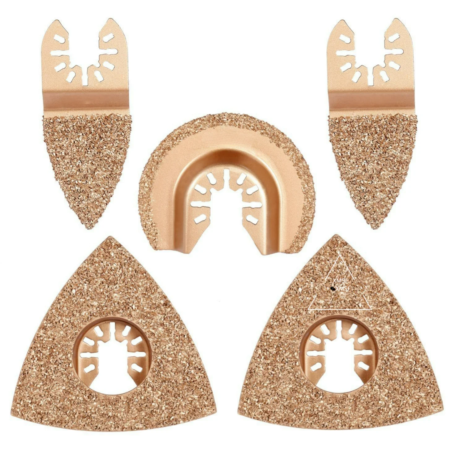 

XMSJ 5-piece set of hard alloy swinging saw blades, universal treasure, wooden metal cutting quick release tool blade set