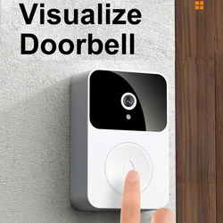 WiFi Video Doorbell Wireless HD Camera PIR Motion Detection IR Alarm Security Smart Home Door Bell WiFi Intercom for Home