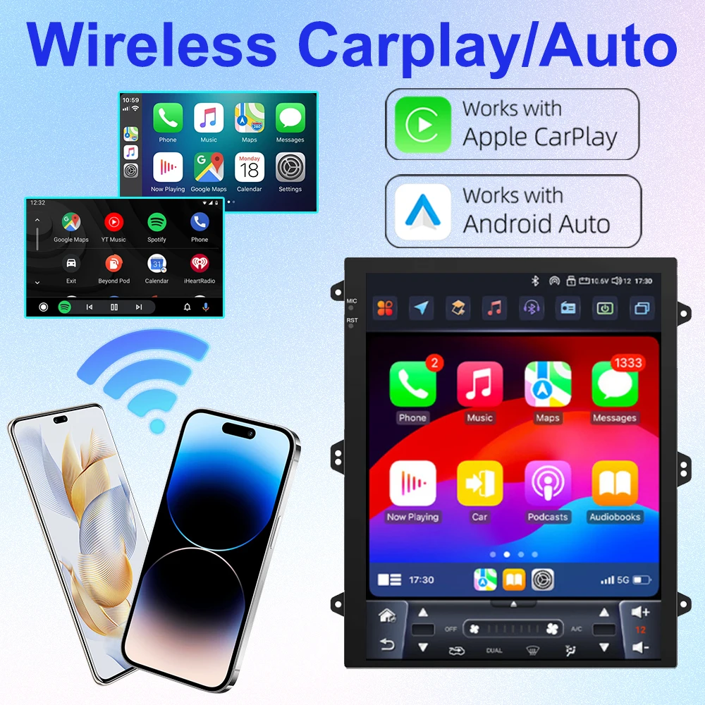 Radio de coche Android 15 de 9,7 pulgadas para Opel Insignia Buick Regal 2009 -2013 estéreo Multimedia NO pantalla Vertical 2Din Carplay 4G WIFI
