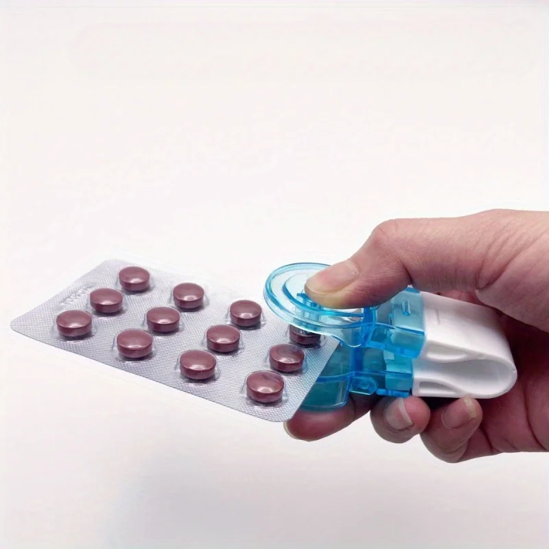 4 Pcs Revolutionary Portable Pill Taker and Splitter for Efficient Medication Management