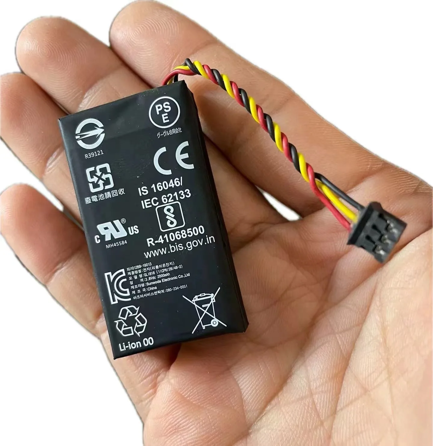 new 3.8V 2000mAh-2P，CLIN18 G823-00138-01，GS12  battery