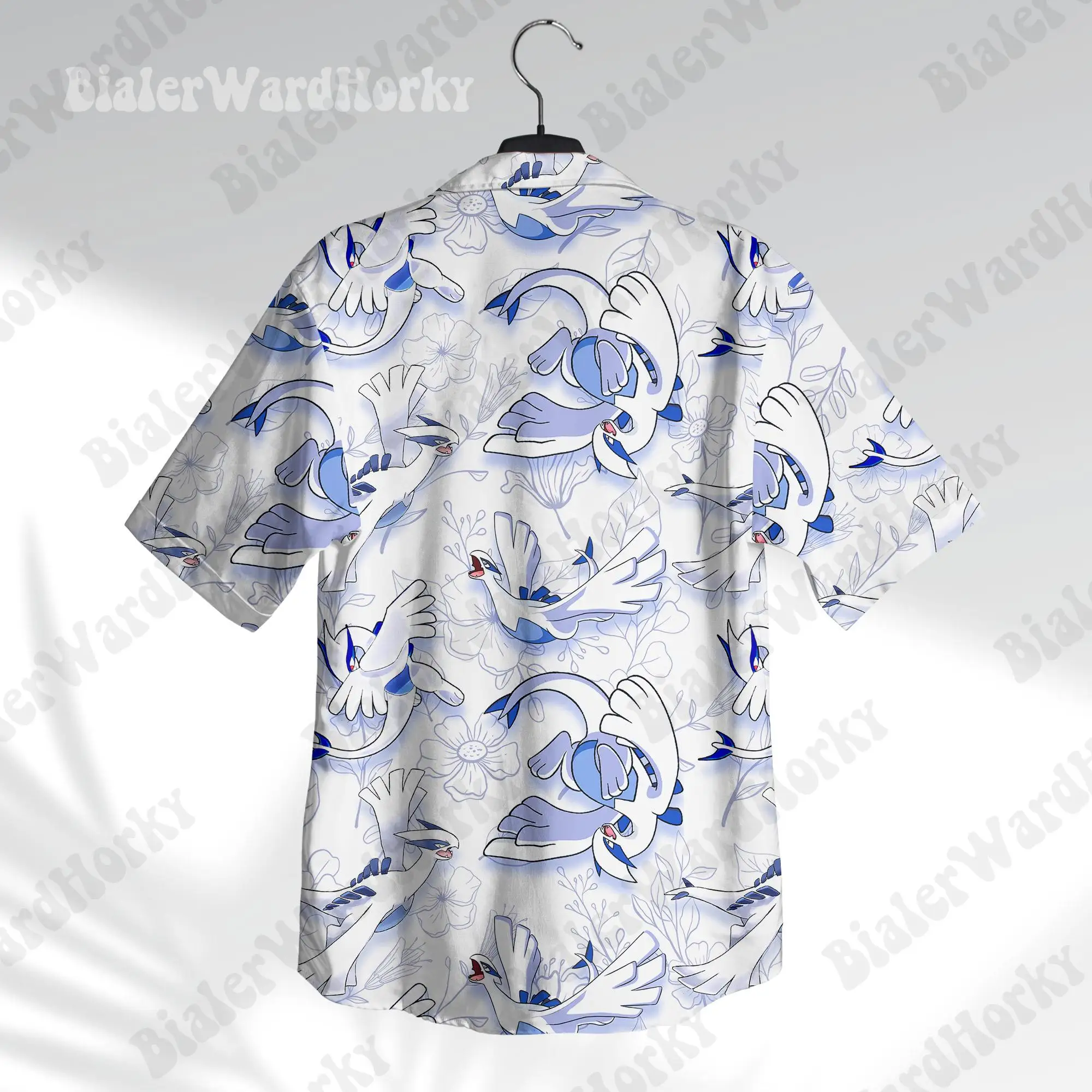 Lugia Hawaiian Shirt Pokémon Anime Lugia Grafik-T-Shirt Sommer Freizeit Herren-T-Shirt Kinderkleidung T-Shirt Y2k Frau ﻿ – Detail 5