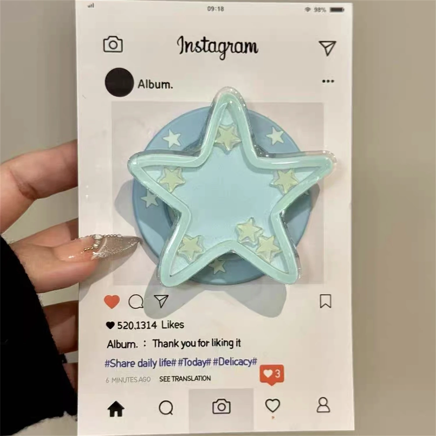 

Корейская милая магнитная подставка для Magsafe Grip Tok Griptok, кронштейн, держатель для телефона, поддержка IPhone, Samsung, Pad Smart Tok