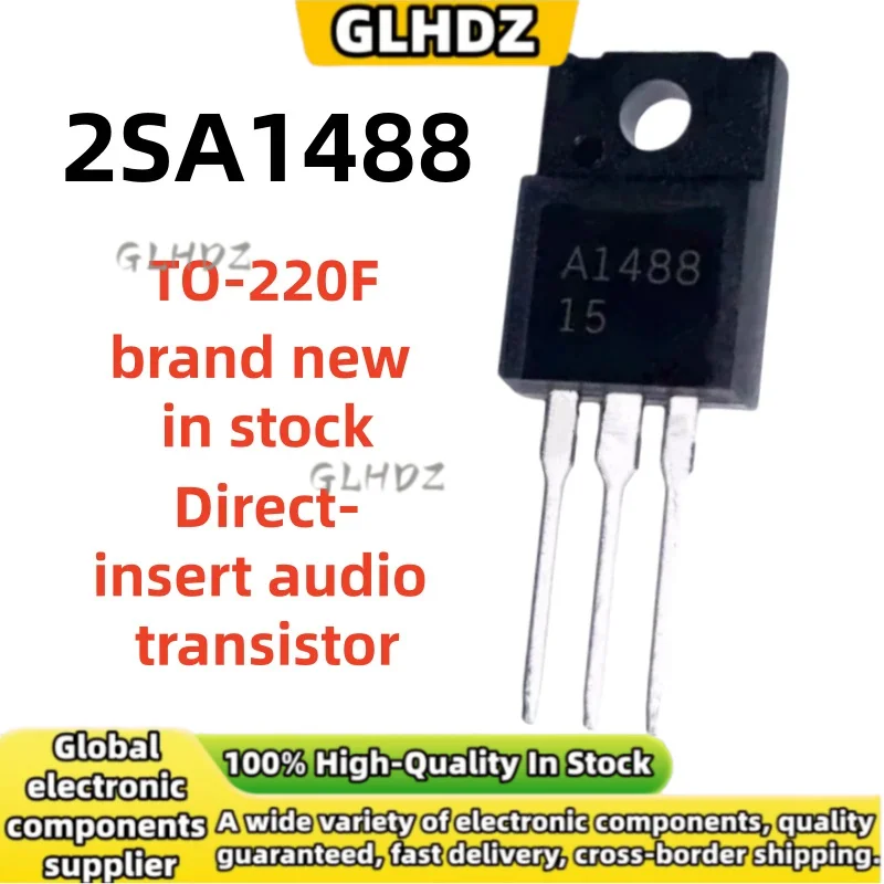 10-20-30PCS/LOT 2SA1488 TO-220F Direct-insert audio transistor brand new in stock