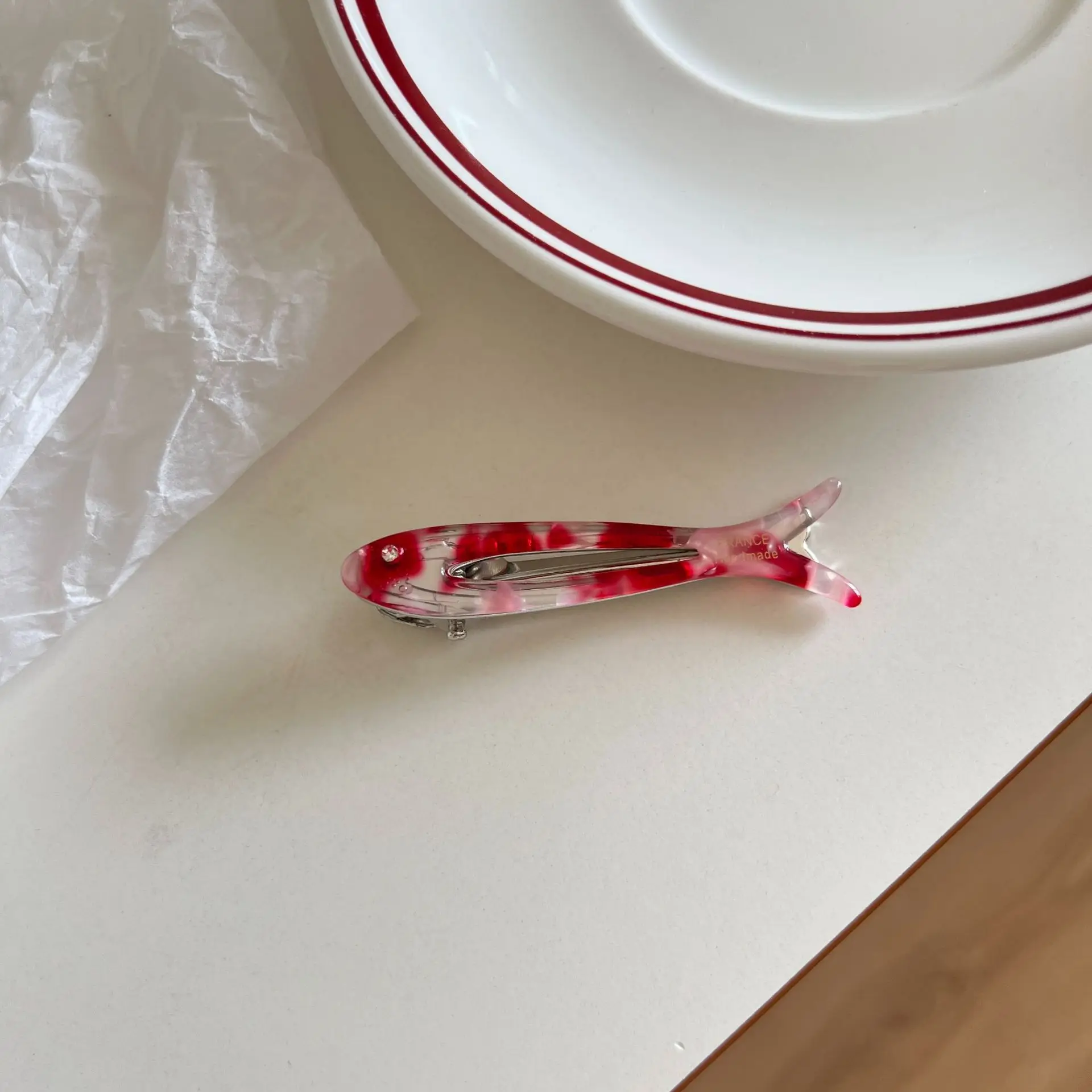 

Cute Acetate Fish-Shaped Hair Clip | Sweet and Adorable Hair Clip for Girls | Versatile and Stylish Hair Accessory for Girls