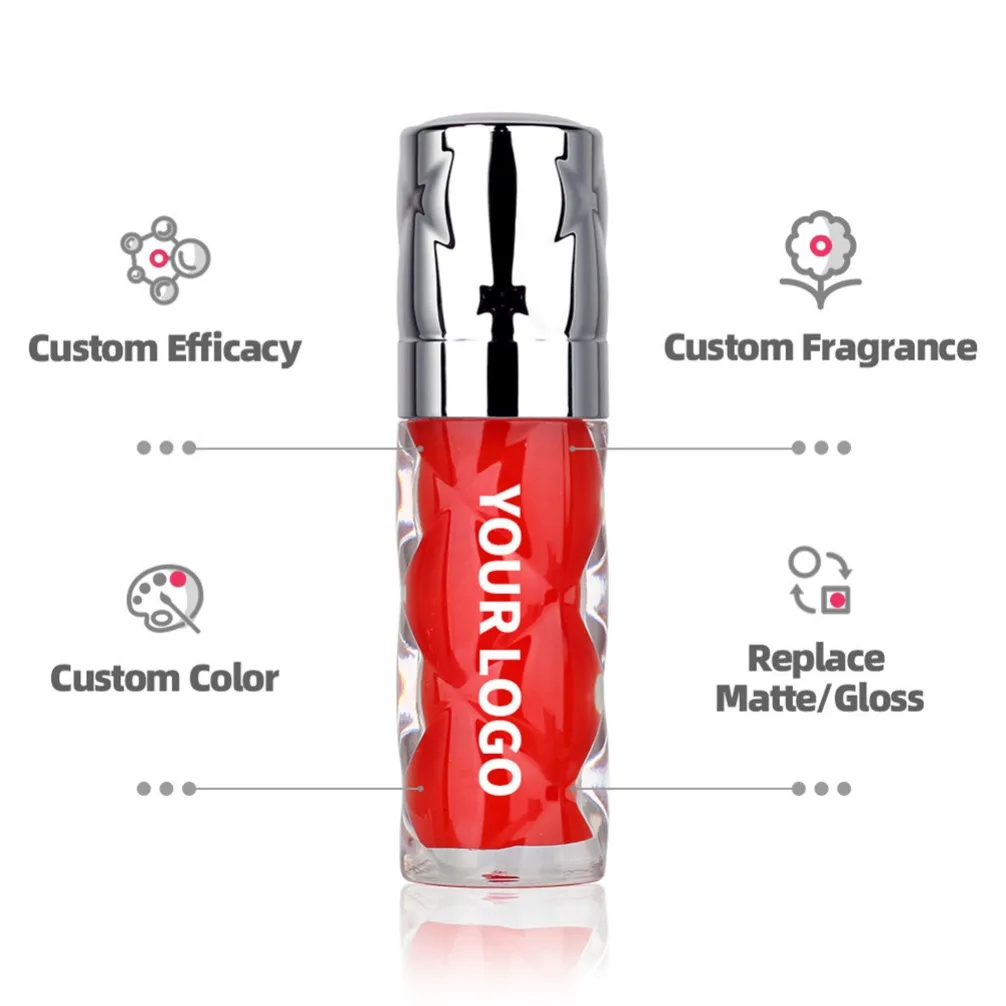 18 Colors Custom Logo Waterproof Moisturizing Vegan Lip Gloss Shimmer Private Label Makeup Lipgloss Wholesale Mac Cosmetics