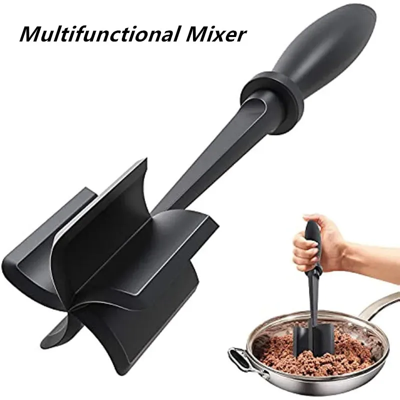 

Fruit Salad Mixer Multifunctional Manual Mashed Chopper Potato Meat Crusher Non-Stick Masher Kitchen Mixing Rod Cooking Tools