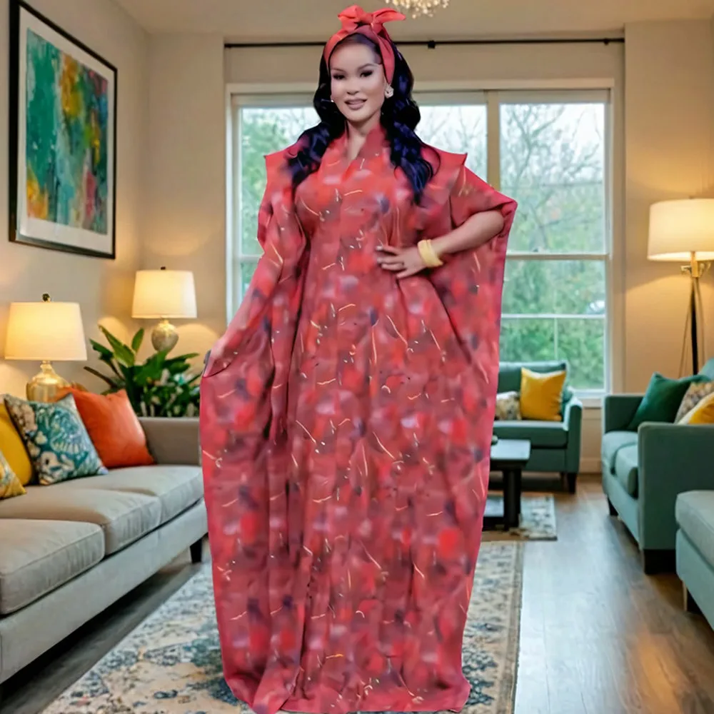 African Dresses For Women Muslim Fashion Abayas Boubou Dashiki Ankara Outfits Evening Gown Dubai Kaftan Abaya Robe Marocaine