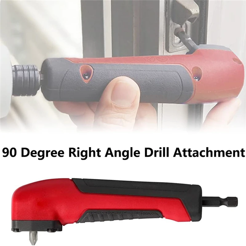 90 Degree Corner Device Screwdriver Socket Adapter Right Angle Attachment Electric Screwdriver Repair Drill Bit Corner Adapter