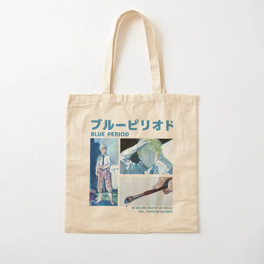 Blue Period - Yatora Tote Bag foldable reusable bag Handbags Women's shopper bag Canvas