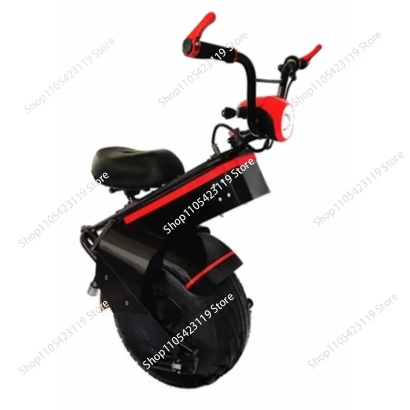 Electric Unicycle With Seat 1500W 60V One Wheel Self-balancing Electric Scooter Motorcycle For Adults 18 Inch Big Wheel view 3