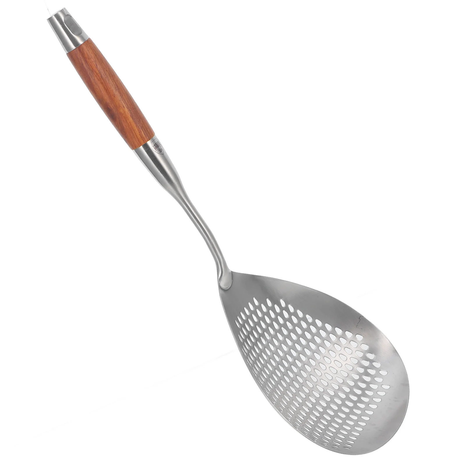 

Wooden Handle Shovel Skimmer Spoon Food Drainer for Cooking Strainer Slotted Spoons