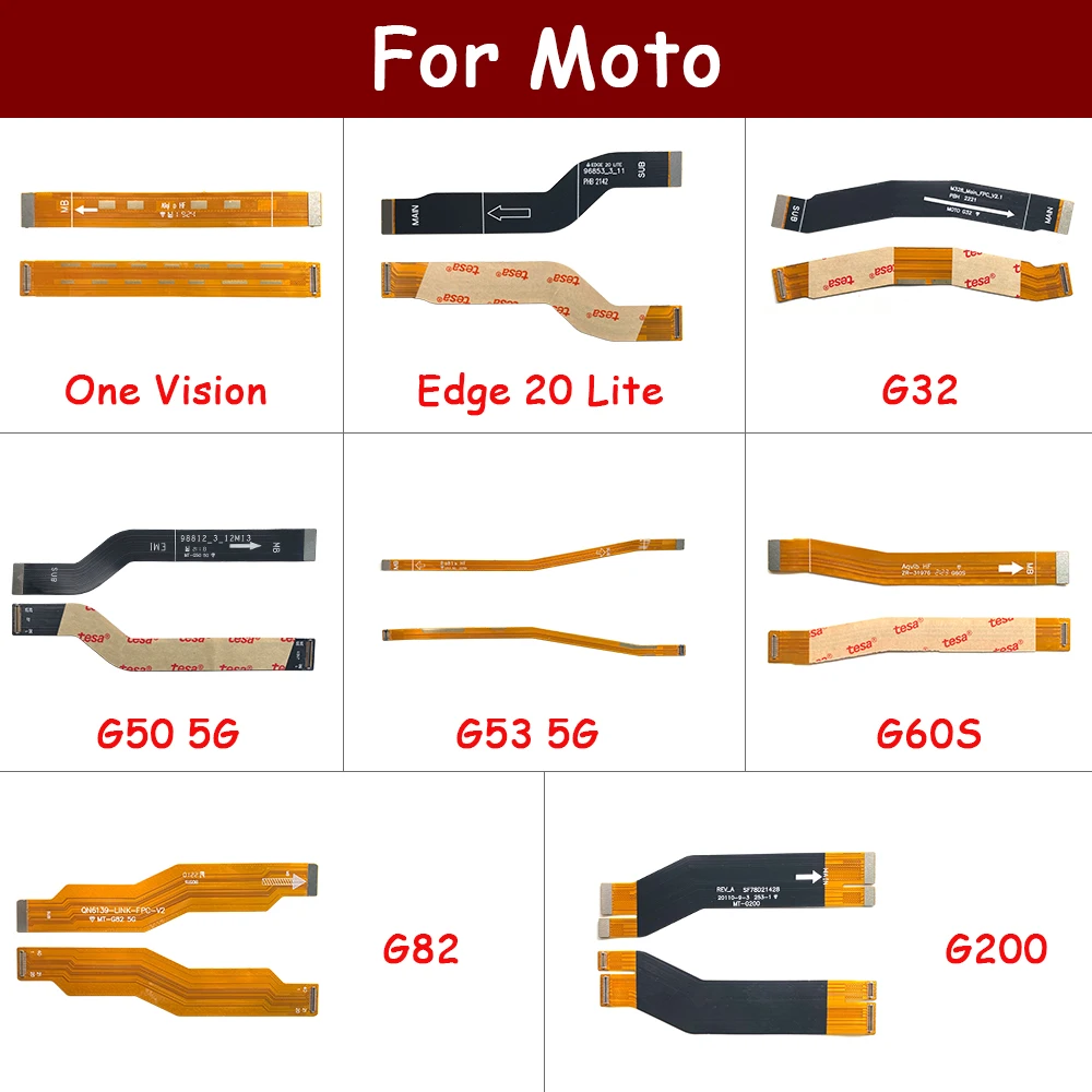 Motherboard Main Board Connector Flex Cable For Moto G32 G82 G60S G200 G50 G53 5G Edge 20 Lite One Vision