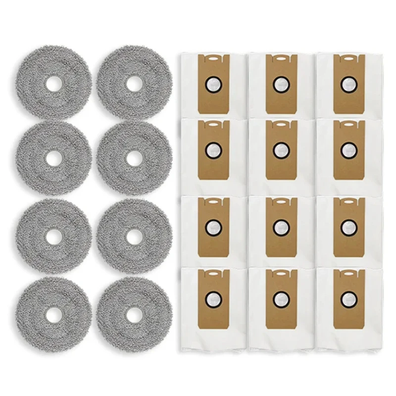 Sac à poussière pour aspirateur Xiaomi Lysie W2, Kyvol Cybovac S60, AICLE INS-200, vadrouille Everths, pièces et accessoires