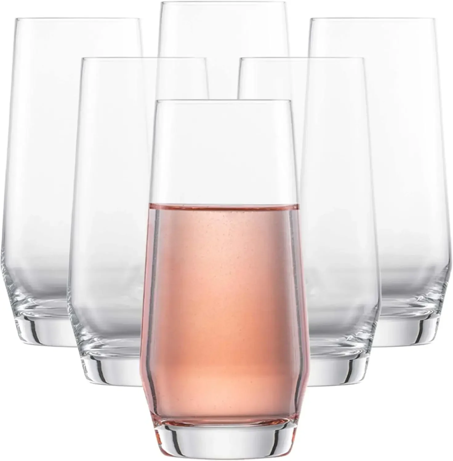 

Pure Longdrink Glass (Set of 6), Bar Glasses for Long Drinks, Dishwasher-Safe Tritan Crystal Glasses, Made in Germany (18 Ounce)