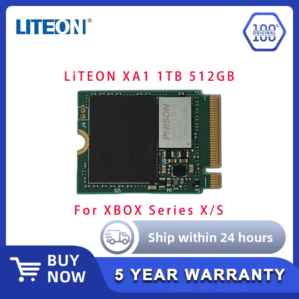 Liteon Xa1 512G 1T M.2 Nvme Ssd Solid State Voor Xbox-Serie X, Xbox-Serie S Ondersteunt Game Enhancement Ch Sn530 Hetzelfde Model