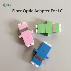 50pcs Simplex/OM4 LC Duplex Fiber Optic Adapter Coupler Fiber Flange LC connector Optical Fiber Adaptor Wholesale