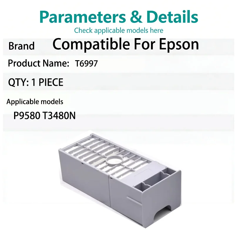 1 PIECE TT6997 6997 Maintenance box Compatible For Epson P9580 T3480N T5480DM T5485DM