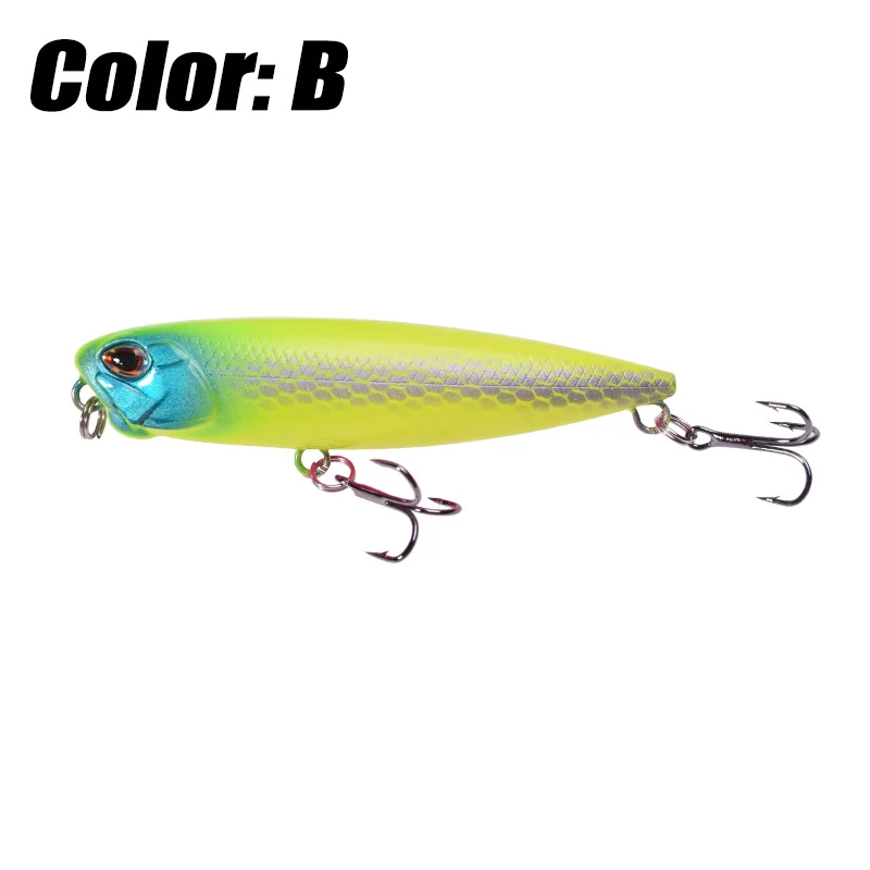 1pcs Topwater Floating Fishing Lure 6.5cm 5.5g Pencil Walk Dog Swimbait Trolling Wobblers Artificial Bait Bass Pike Crankbaits