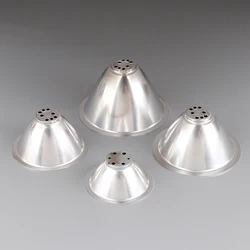 56mm 68mm 77mm 87mm LED Aluminum Reflector Cup without Mounting Plate Reflective Concentrate Cup for 1W 3W LED Bead