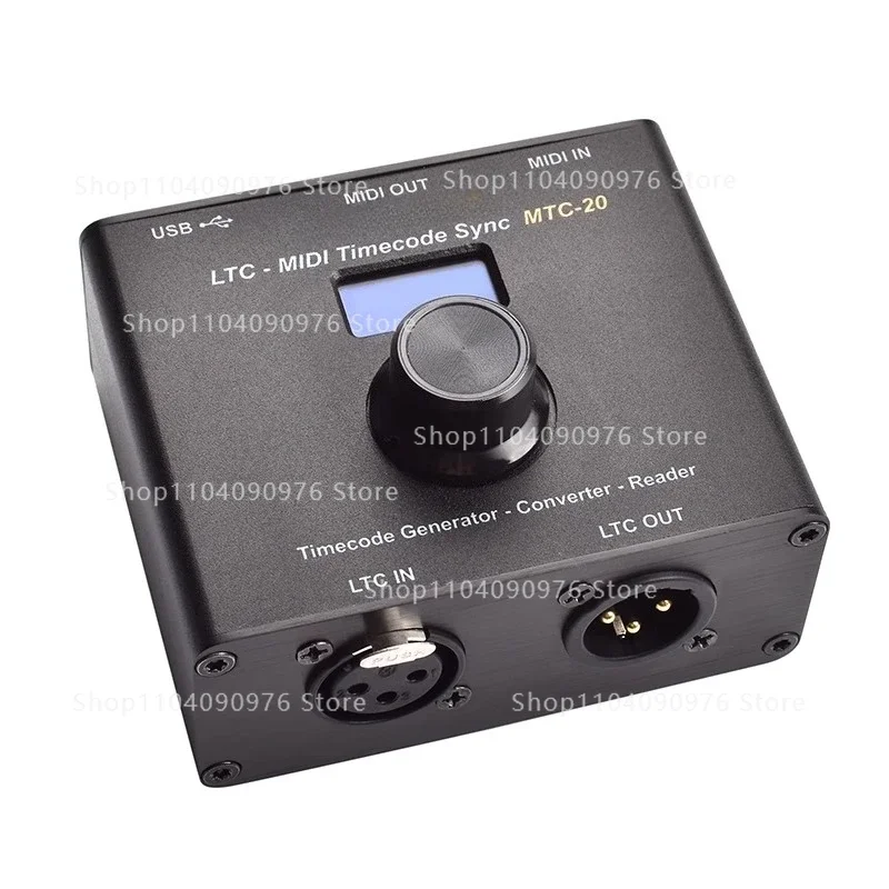 

SMPTE LTC to MIDI MTC USB MIDI Audio Timecode Light Show MTC-20