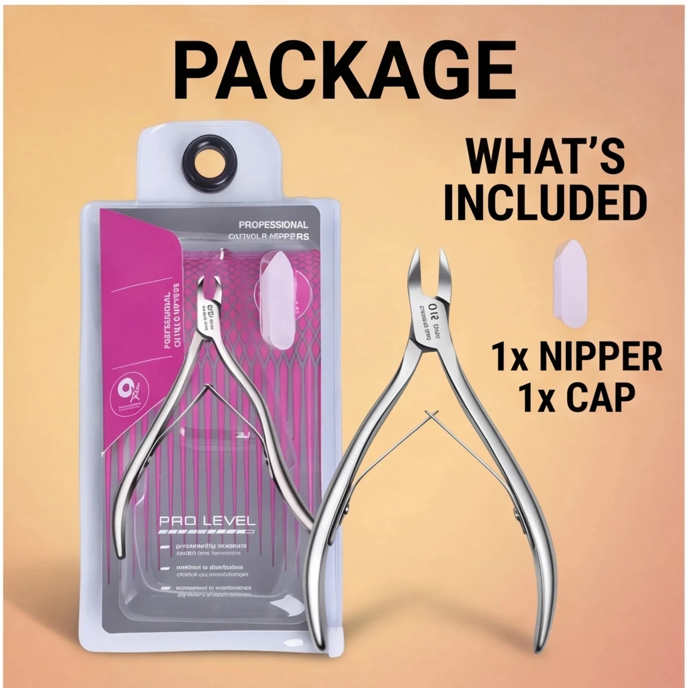 Sharp Blade Nail Clippers & Double Springs Cuticle Trimmer – Professional Pedicure Tools for Nail Art & Care