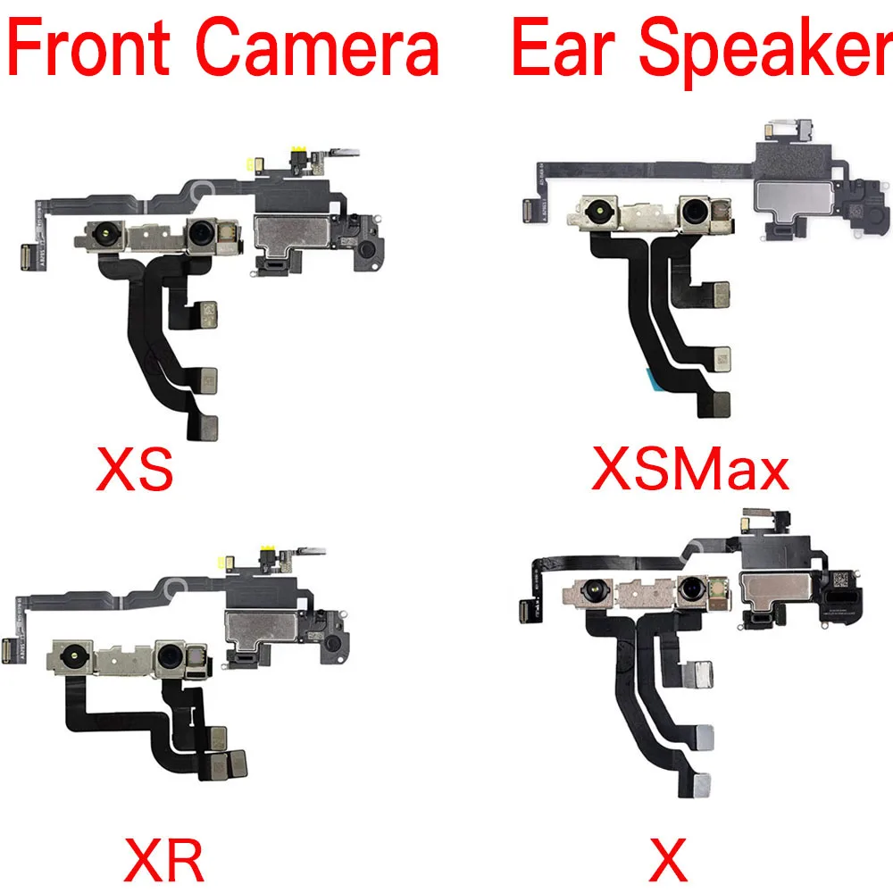 Ear Speaker + Front Camera Flex Cable For iPhone 7 7Plus 8 8 Plus X XR XS MAX Replacement