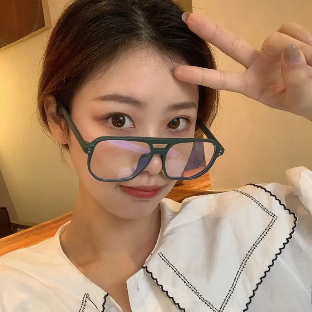 Retro Anti Blue Light Glasses Women Men Relief Eye Strain Computer Glasses Fashion Optical Spectacle Frame Square Eyeglasses