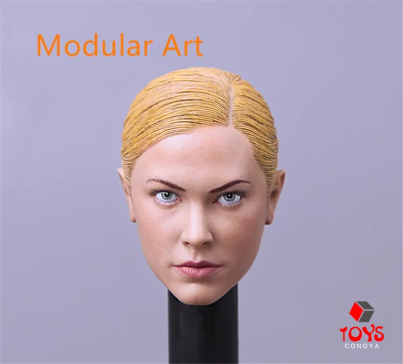 Modular Art MA013 1/6 Scale Head Sculpt Female Soldier Kristanna Loken Movie Actor Toy For 12 Inch Action Figure Model Toys Doll