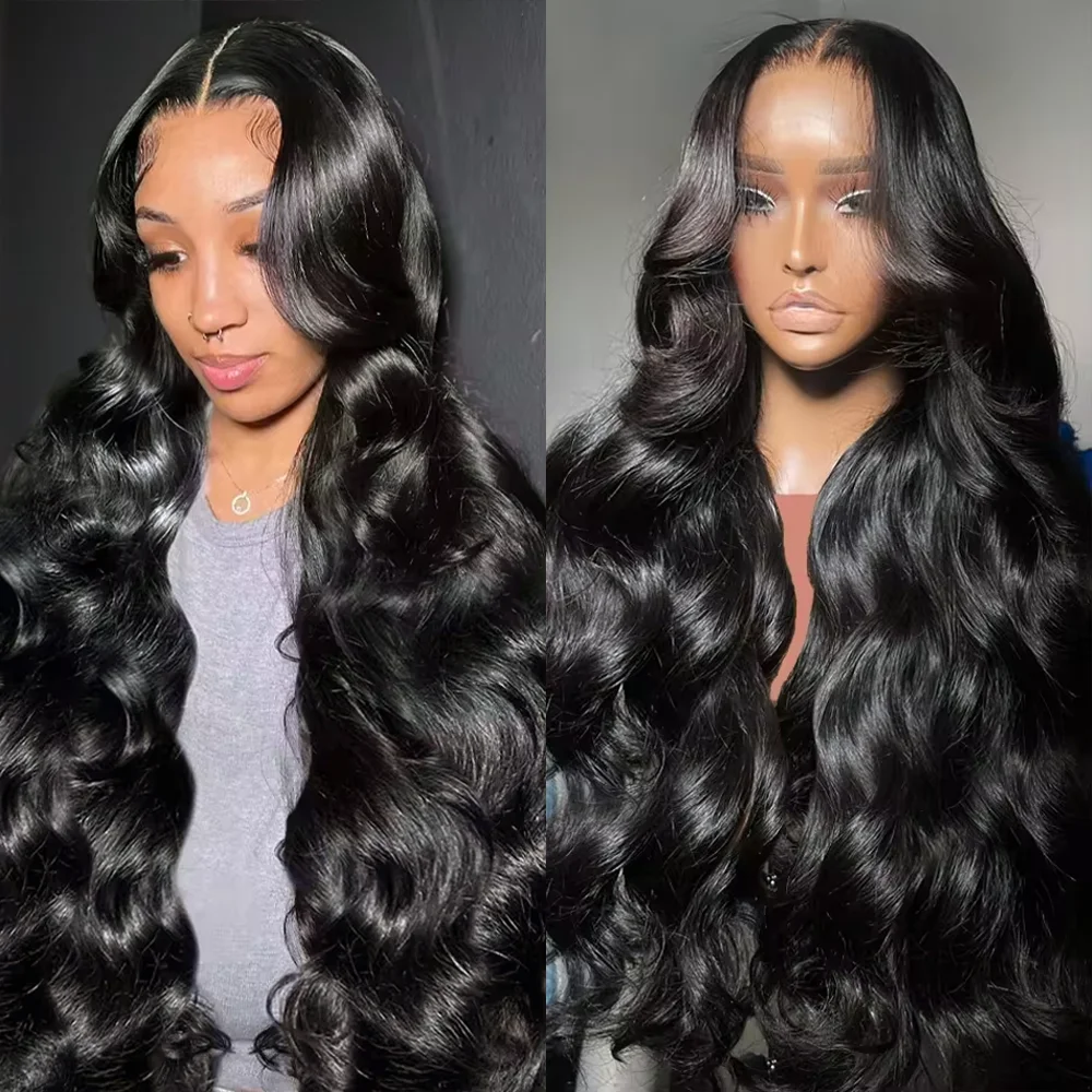 

52 Inch Body Wave 13x6 Hd Lace Frontal Wig Human Hair 360 Brazilian Pre Plucked Lace For Women 13x4 Lace Front Wigs 200 Density