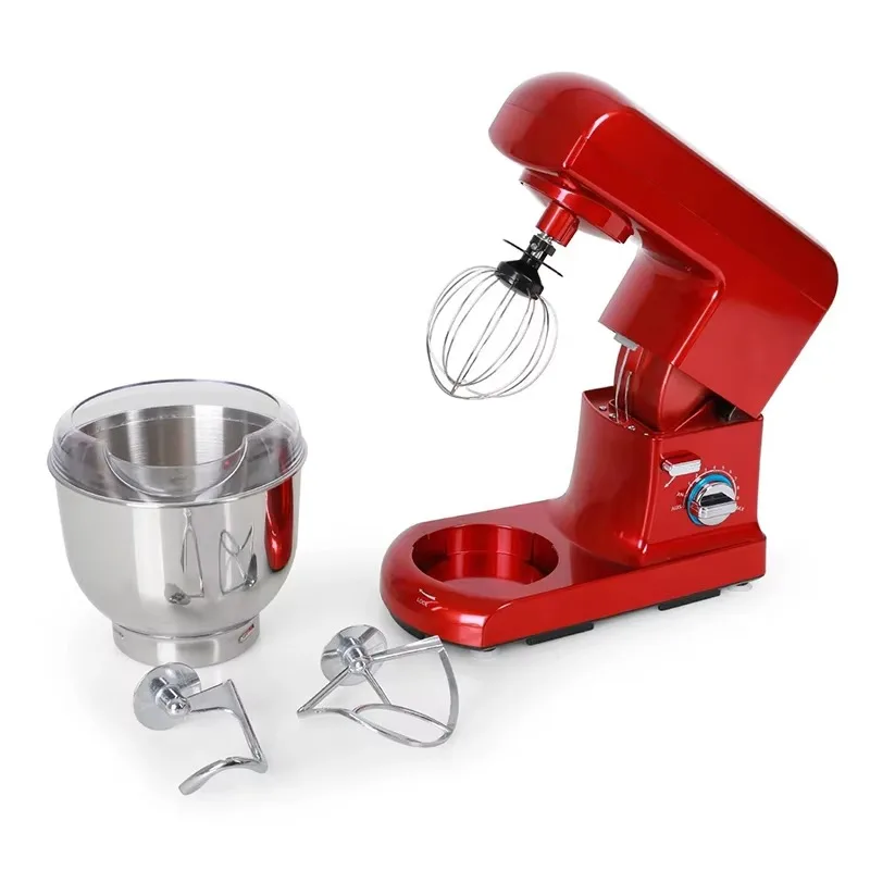 Oem 5L 3 في 1 Batidora Kitchen المساعدة المهنية 1300 واط 6 سرعات خلاط العجين التجاري حامل كهربائي خلاطات الطعام المطبخ