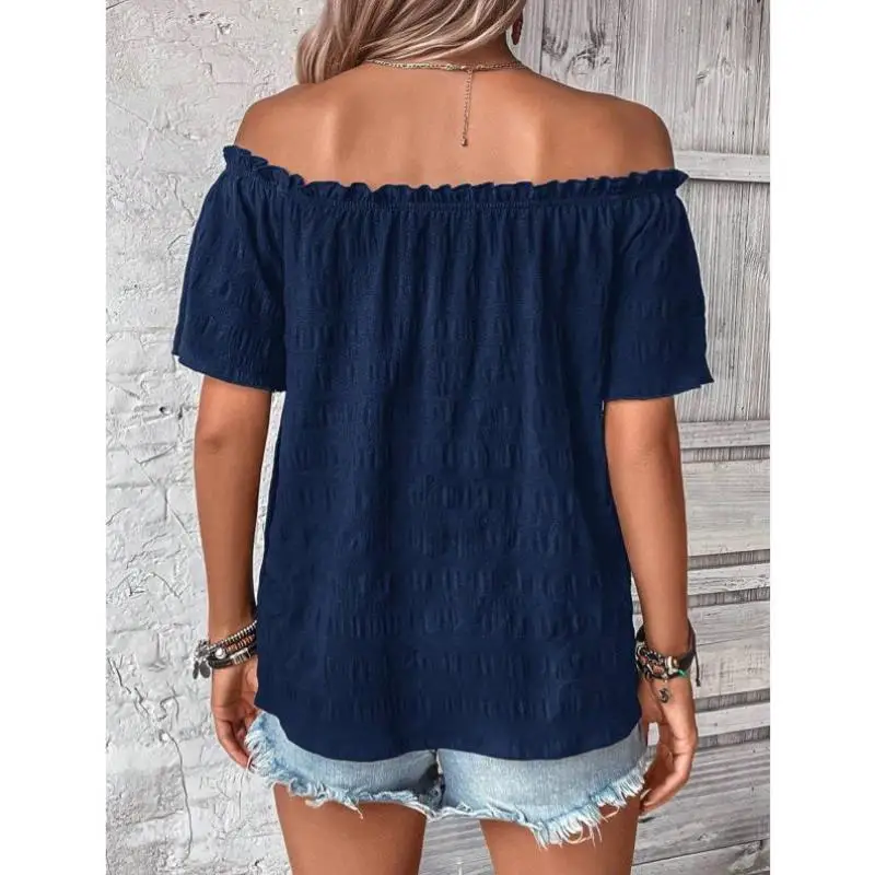 Pakaian Dalam Pria Kasual Kulit PU Berkualitas Tinggi dengan Kerah Berlapis untuk Dekorasi dan Gaya Cross Border Sle...