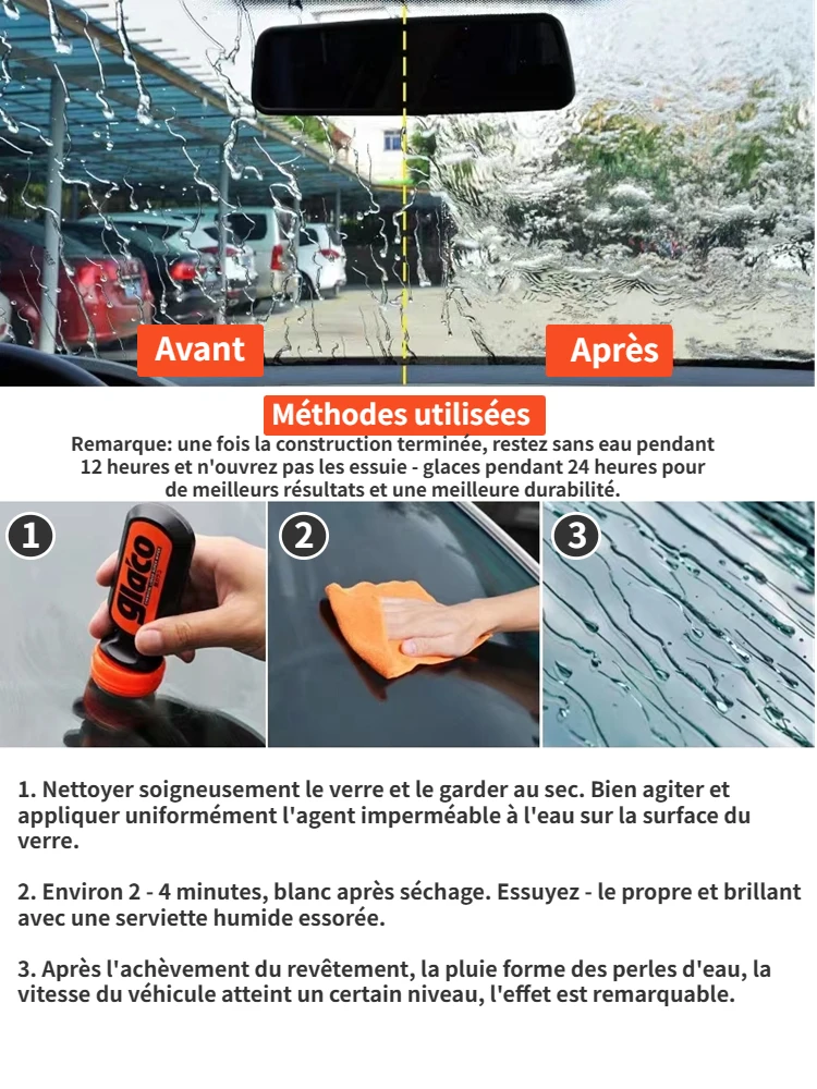 Soft99 Giappone Durevole Agente Antipioggia Glaco Parabrezza per Auto Cappotto Repellente per Pioggia Rimozione della Pellicola Olio Trattamento Antipioggia