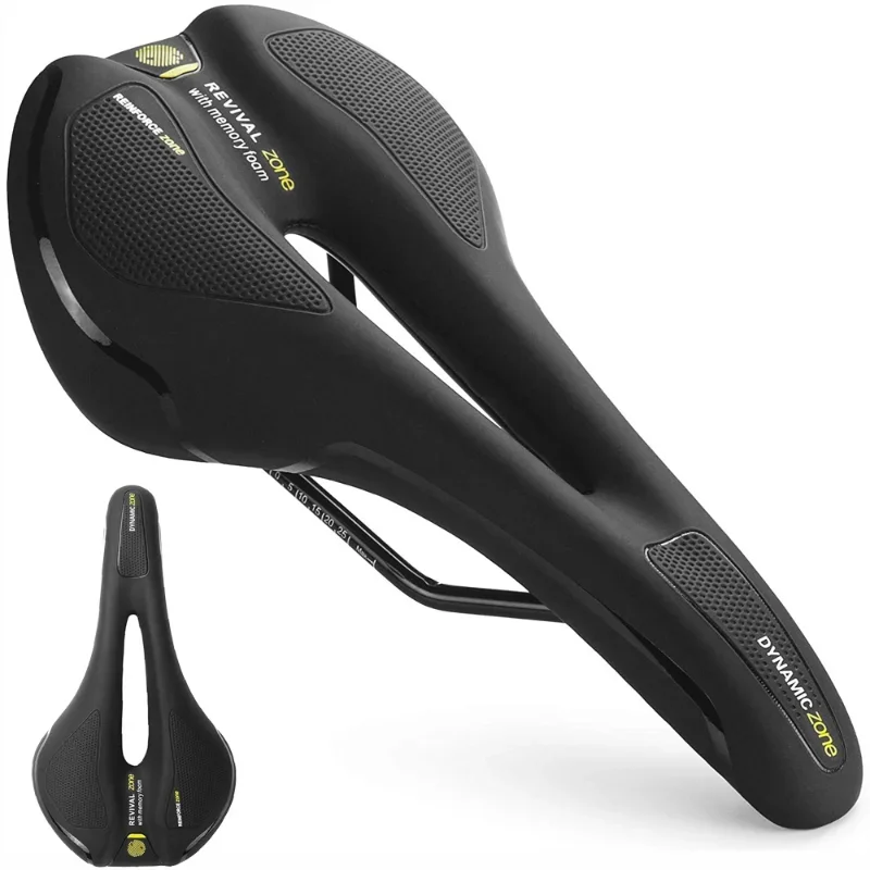 Comfortable Bicycle Saddle MTB Mountain Road Bike Seat Hollow Gel Cycling Cushion Exercise