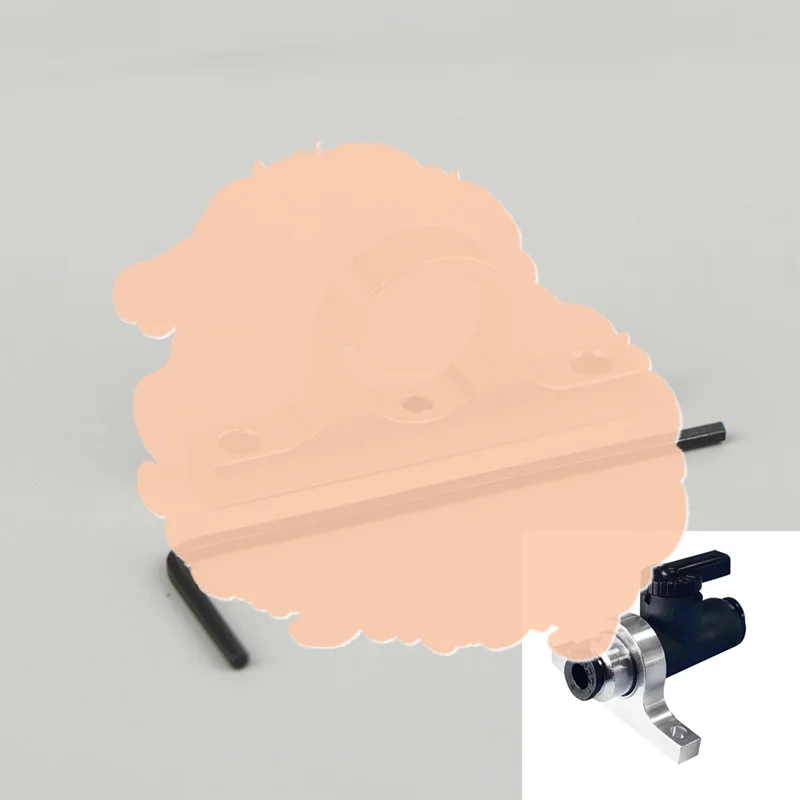 Suporte de Montagem para Válvulas de Esfera Pisco Bvu4-4 em Alumínio para Acessórios de Motores Turbo-jet RC
